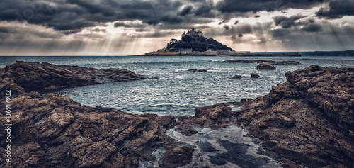 St michaels mount cornwall england uk