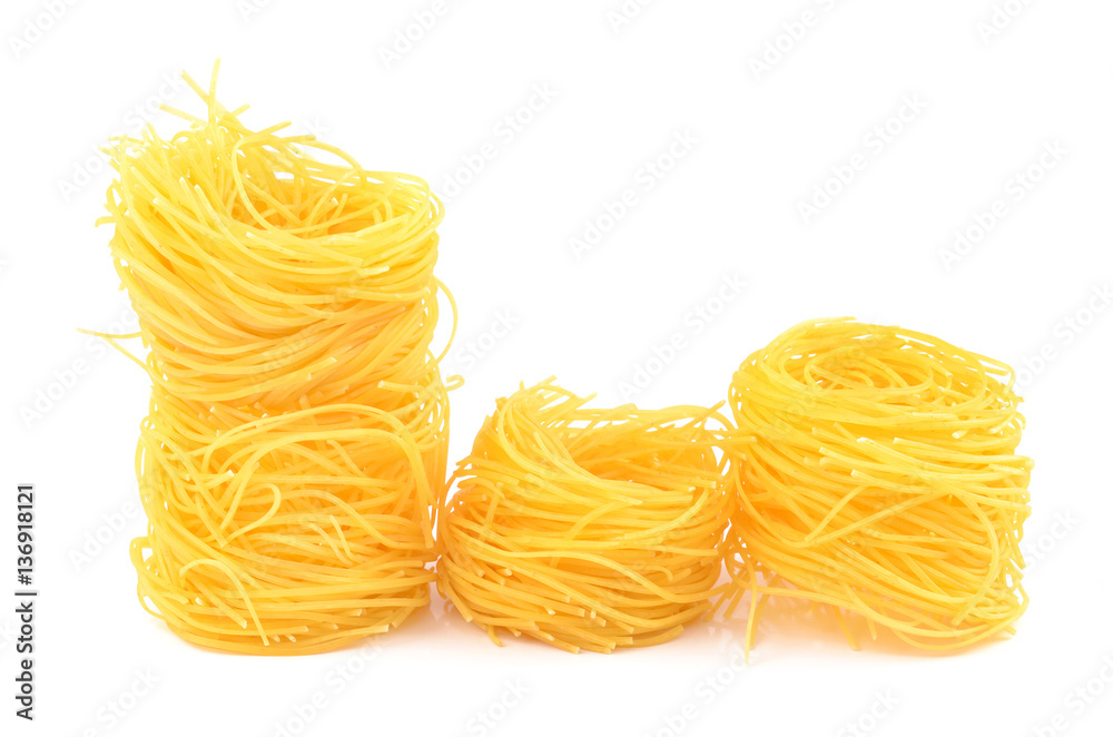 Pasta on a white background Pasta on a white background