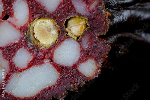Pfefferschwarze Blutwurst photo