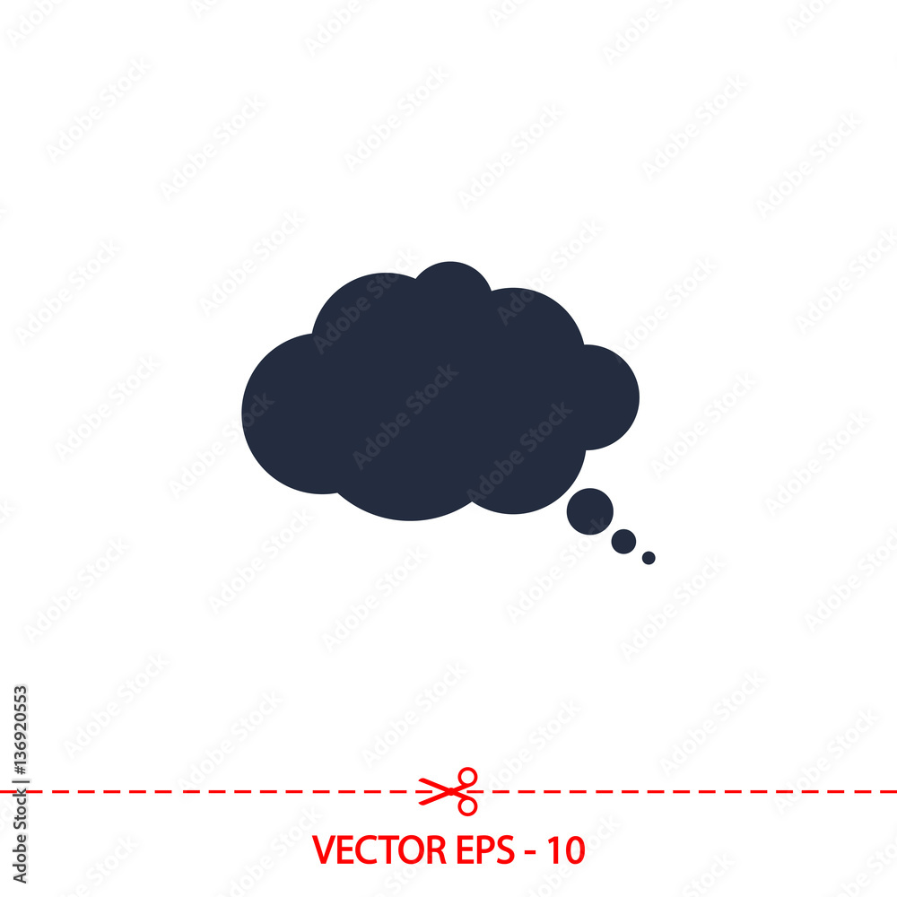 comic speech bubbles icon, vector illustration. Flat design style comic speech bubbles icon, vector illustration. Flat design style