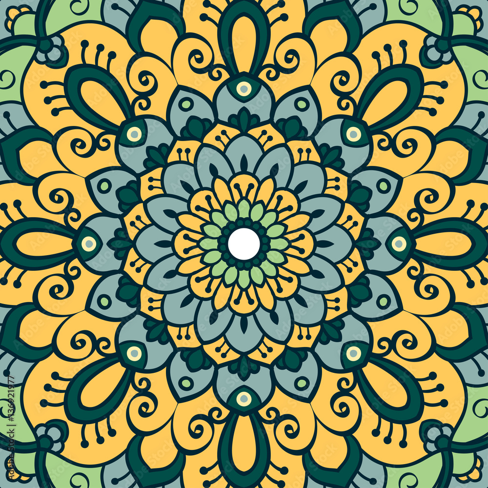 Mandala. Ethnic decorative element. Mandala. Ethnic decorative element.