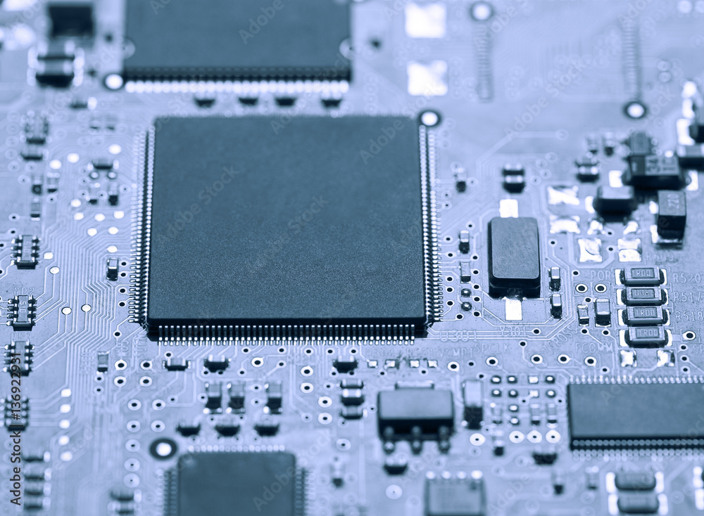 Fototapeta premium Circuit board background