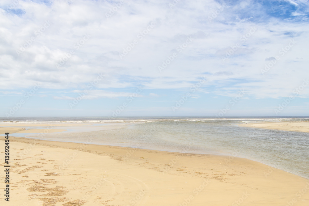 Water channel and Dunes in the Tavares beach