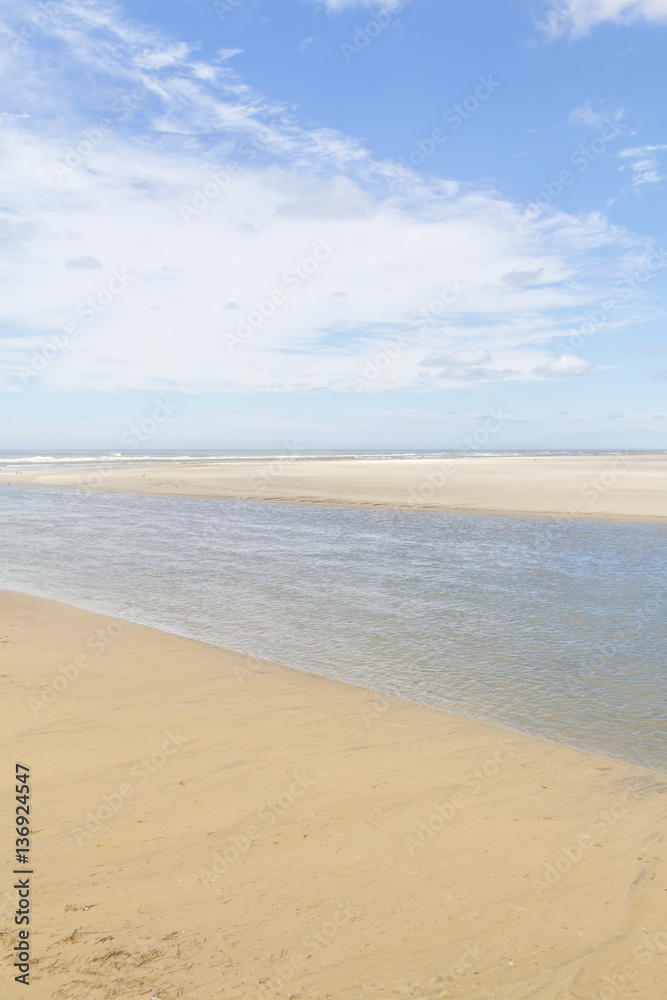 Water channel and Dunes in the Tavares beach