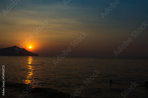 Sunset with The sea