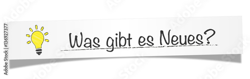 Was gibt es neues?