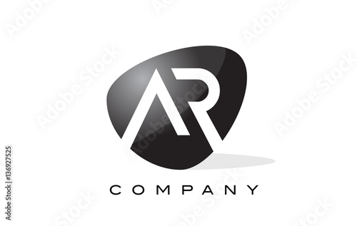 AR Logo.  Letter Design Vector.