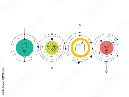 Infographic template. Business concept diagram. Vector EPS 10