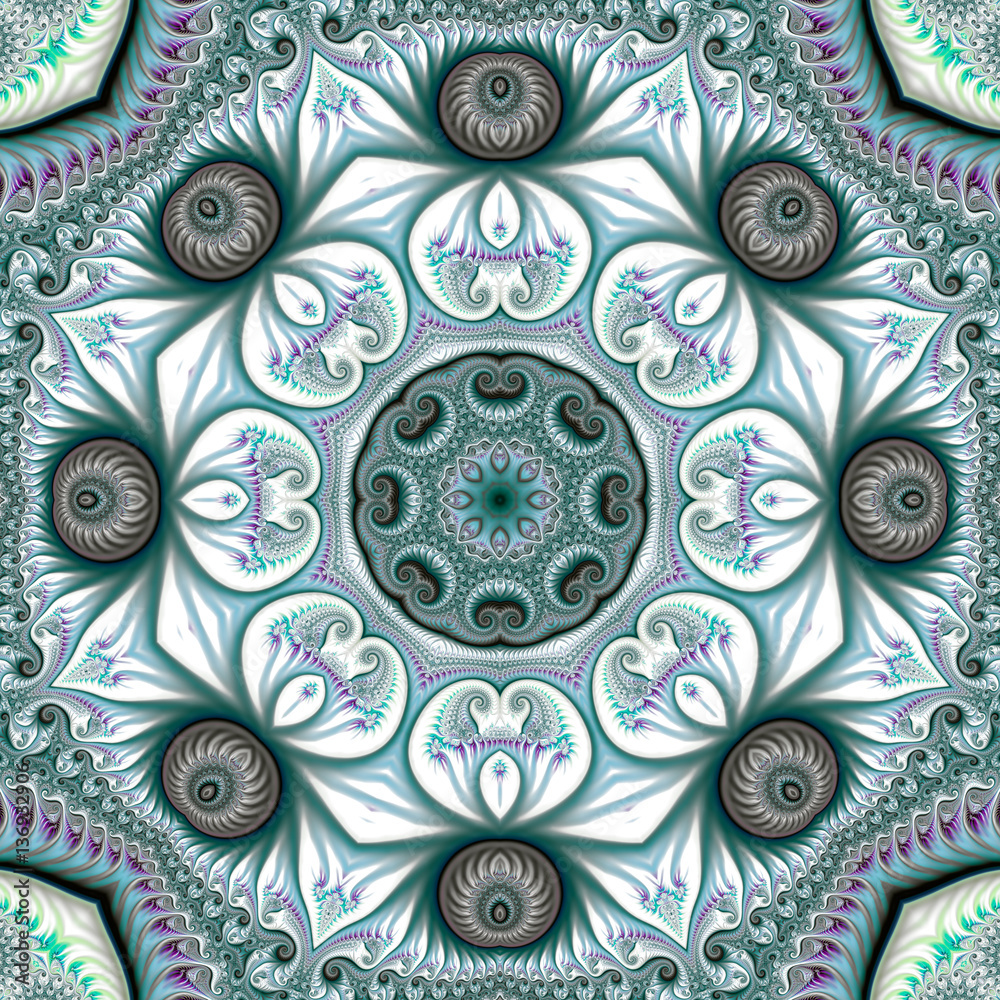 Abstract fractal background computer-generated image Abstract fractal background computer-generated image