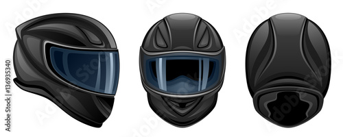 Black helmet
