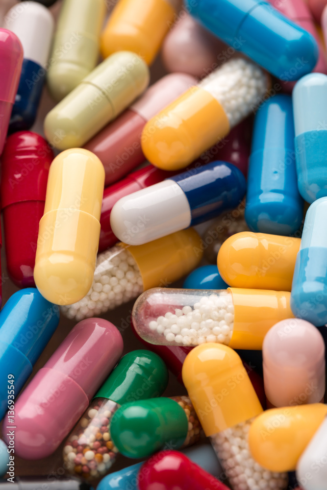 Various multicolor pills and capsules Various multicolor pills and capsules