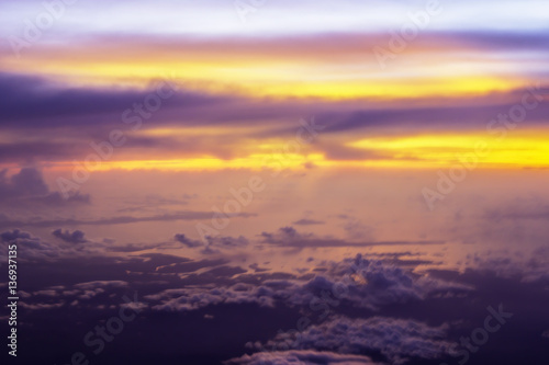 Dramatic sunset sky © manus