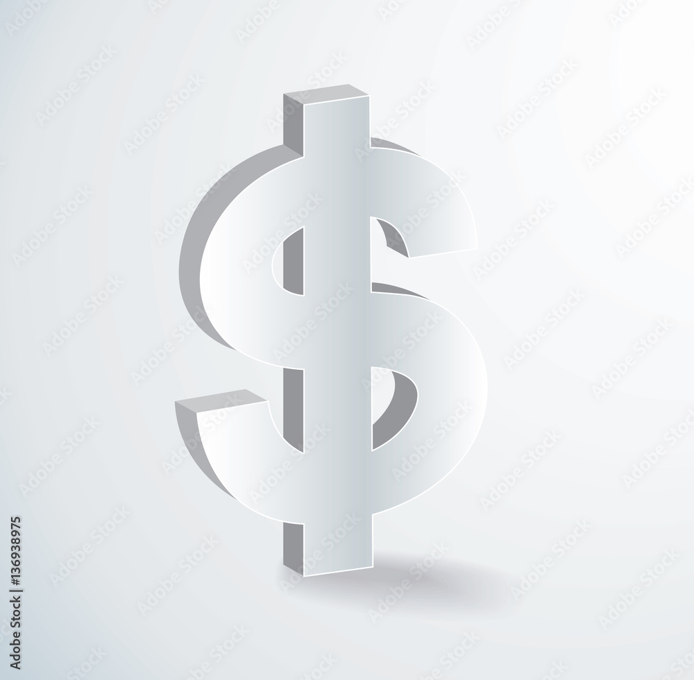 Dollar icon symbol vector Dollar icon symbol vector