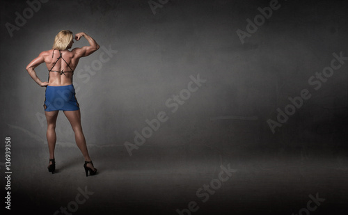 body builder power on backside