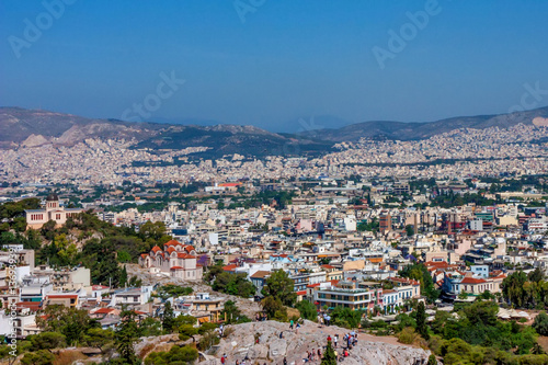 View of Athens in Greece