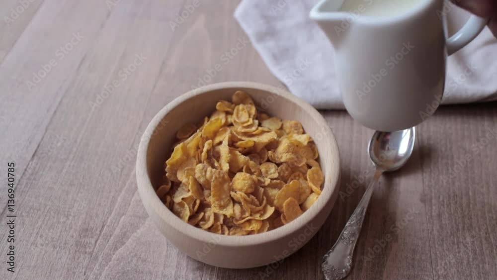 Corn flakes for breakfast Corn flakes for breakfast