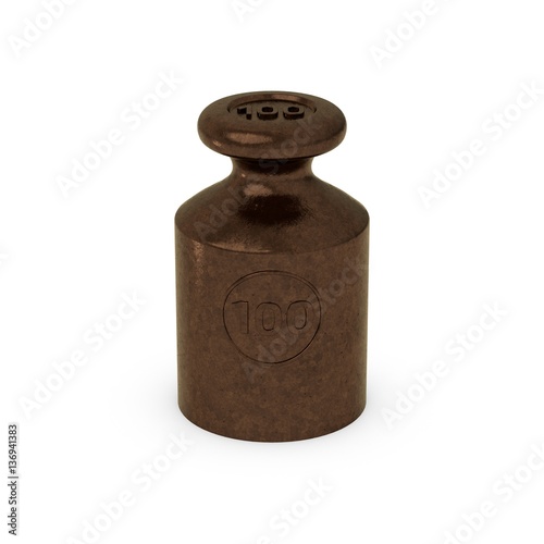 Metalic calibration weight....