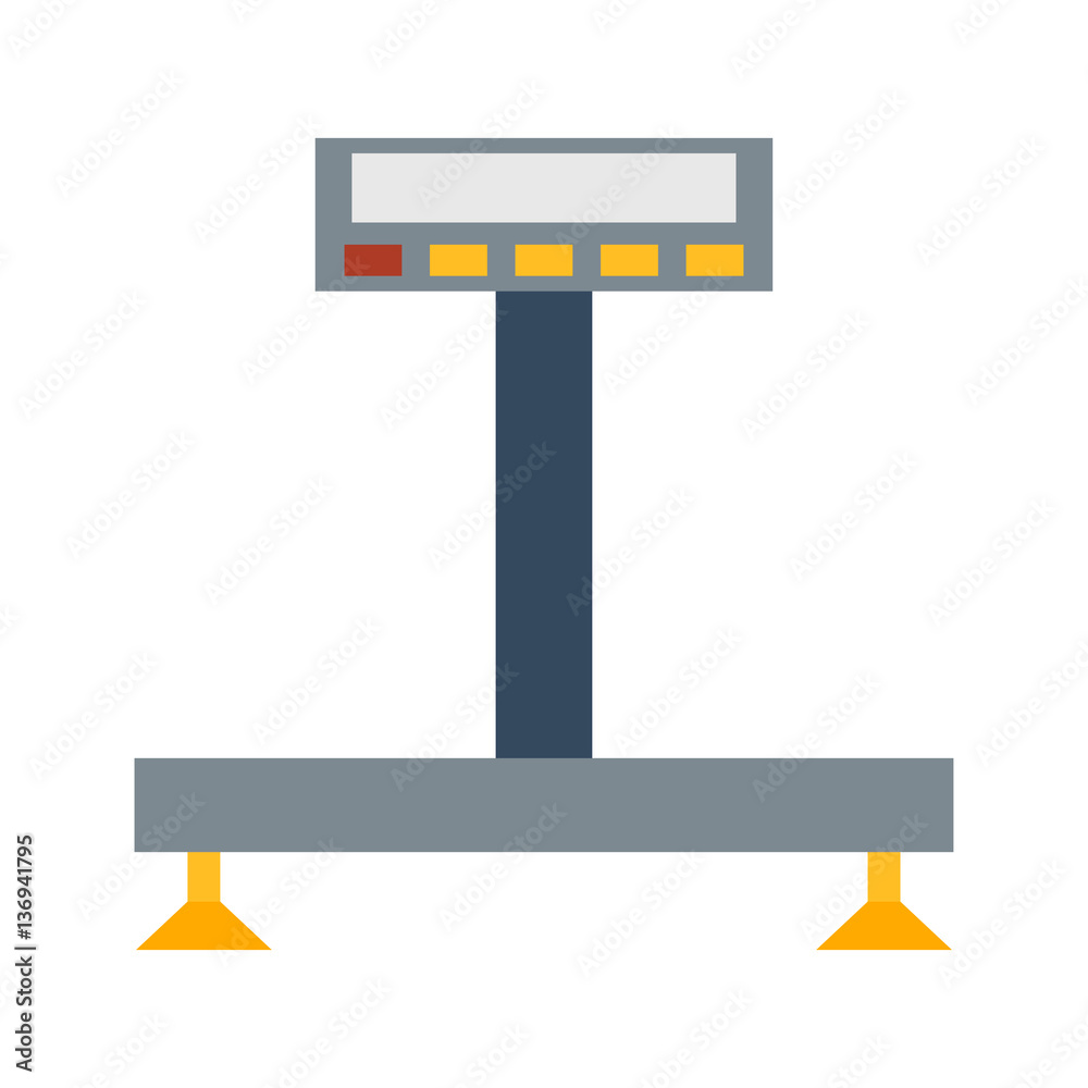 Weight measurement instrumentation tool vector. Weight measurement instrumentation tool vector.