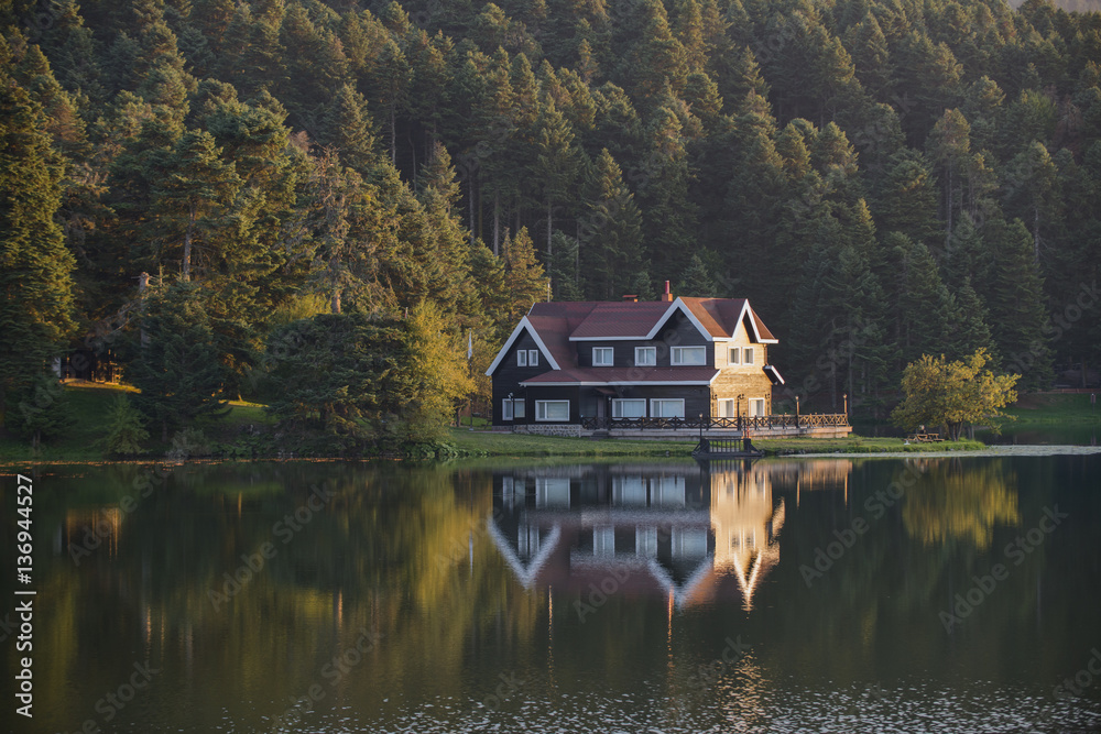 Obraz premium Lake house