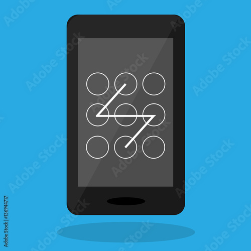 Phone screen with unlock