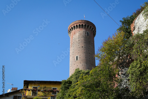 Castle in Ivrea. Piemonte, Italy