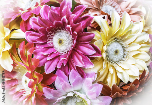 Beautiful artificial  bouguet flowers