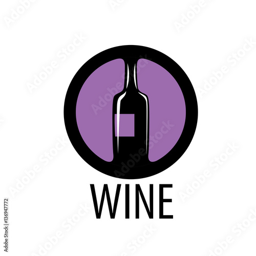 vector logo wine