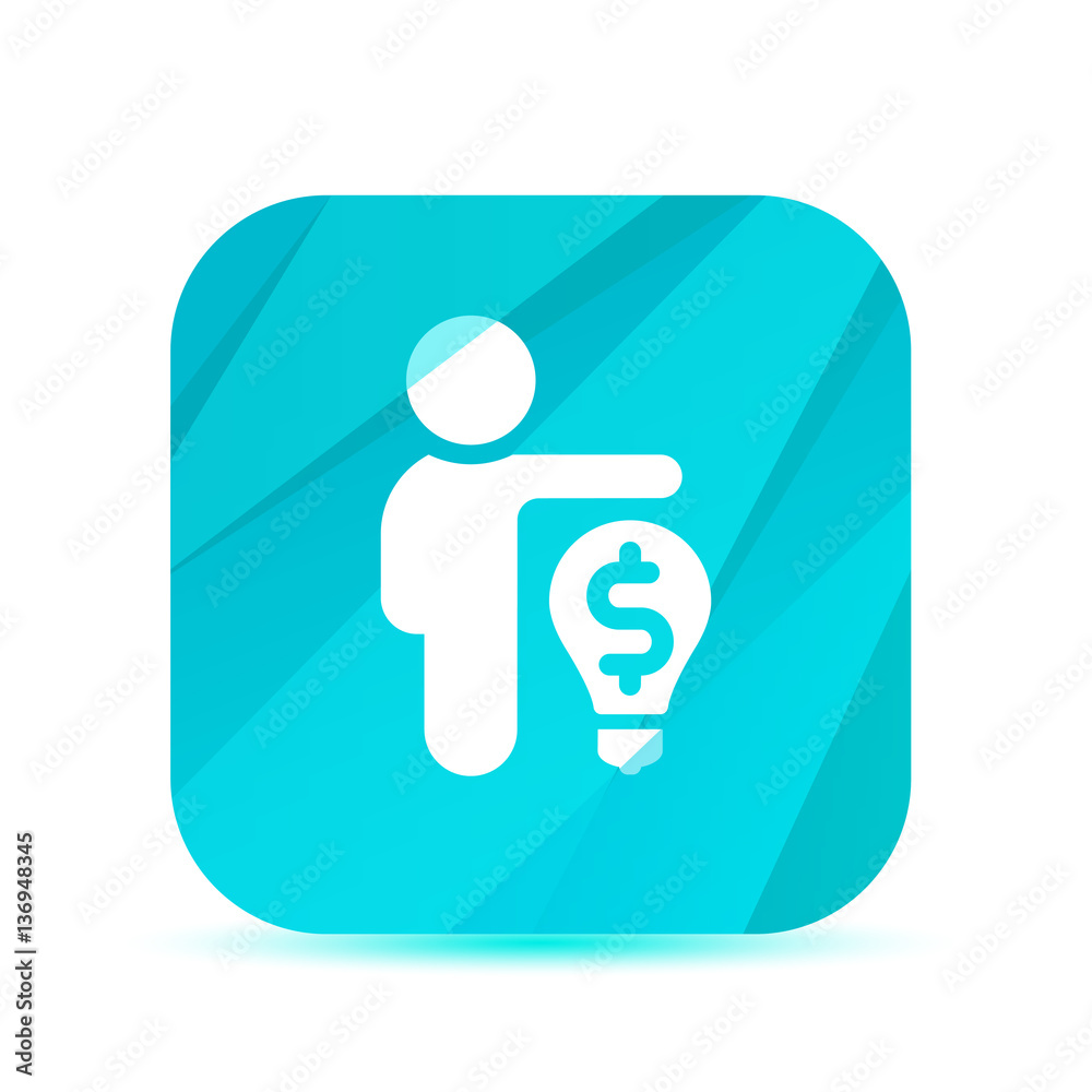 Creative Glass App Icon - Vector Creative Glass App Icon - Vector