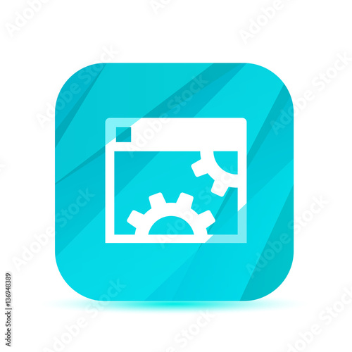 Creative Glass App Icon - Vector