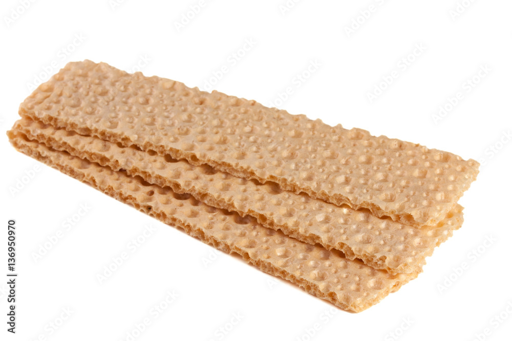 grain crispbreads isolated on white background grain crispbreads isolated on white background