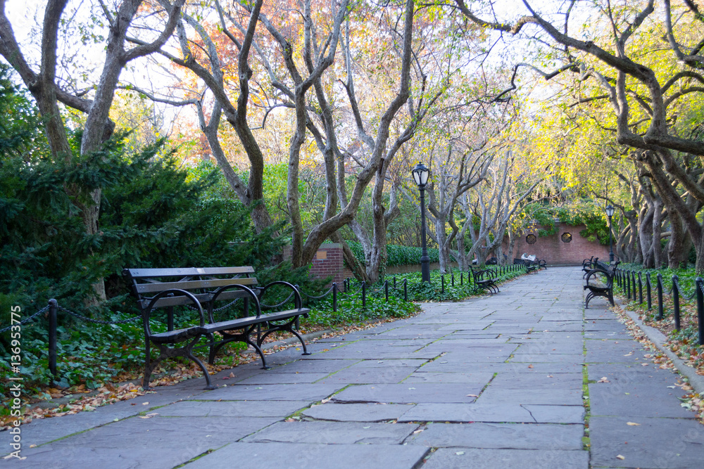 Conservatory garden is the only formal garden in Central Park