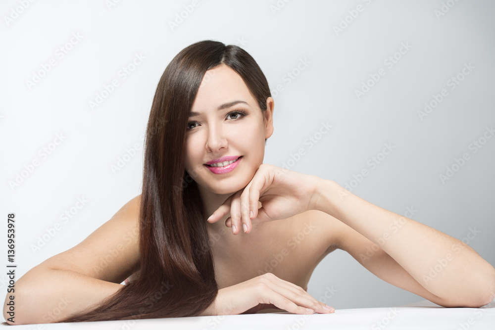 woman with long beautiful hair woman with long beautiful hair