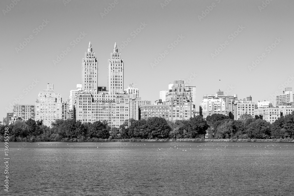 Iconic views of the Upper West Side by the Central Park Reservoi