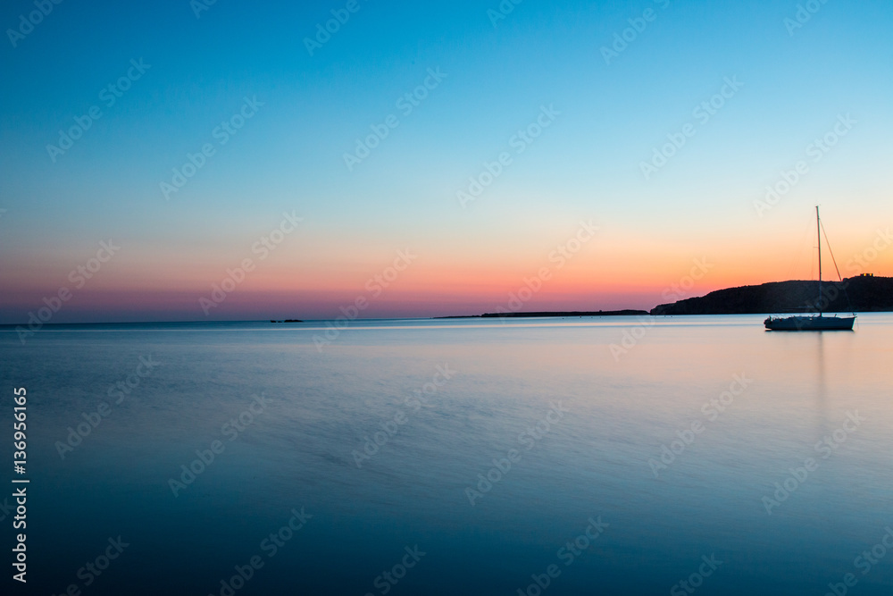 Naklejka premium Yacht