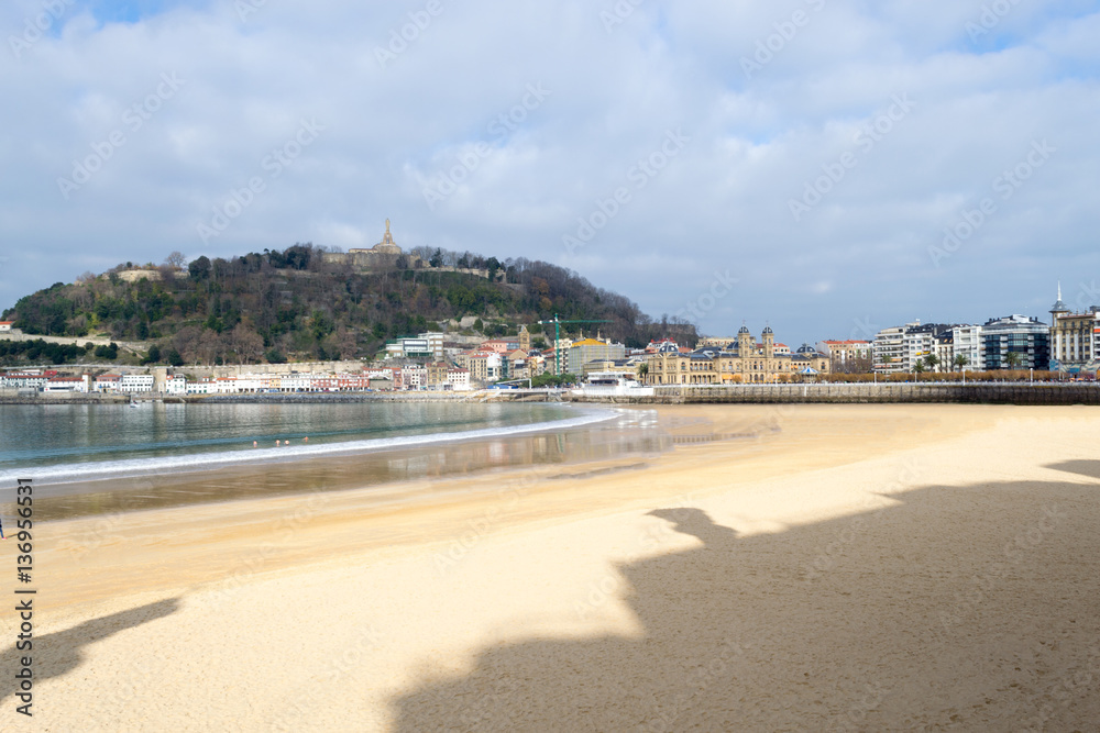 La Concha bay in San Sebastian (Spain) La Concha bay in San Sebastian (Spain)
