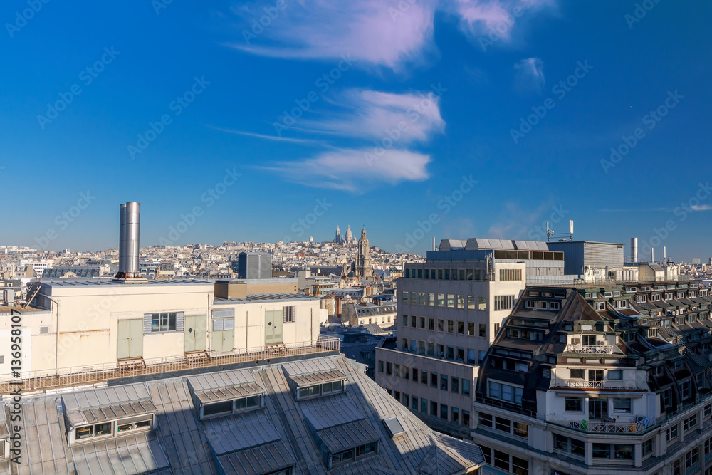 Paris. Aerial view of the city.