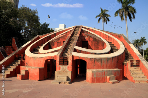 Jantar Mantar Architectural Astronomy Instrument, New Delhi, Ind photo