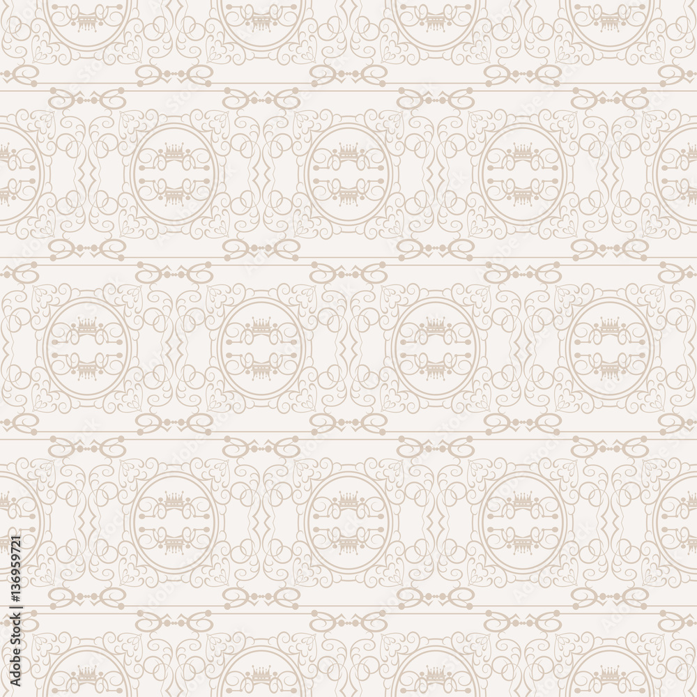 seamless pattern wallpaper vintage style