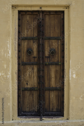 Door at he Jantar Mantar observatory, Jaipur