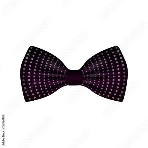 Isolated hipster bowtie