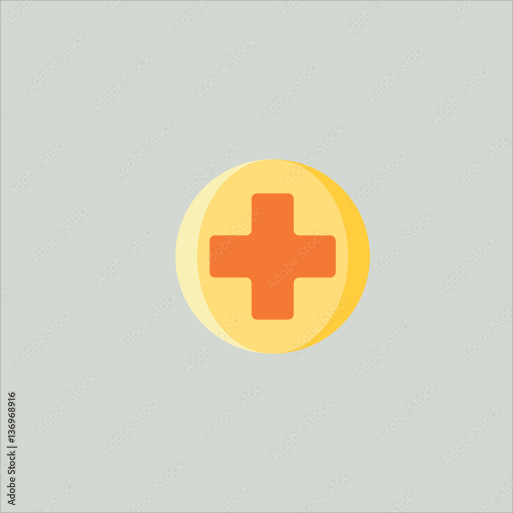 medicine chest icon flat design medicine chest icon flat design