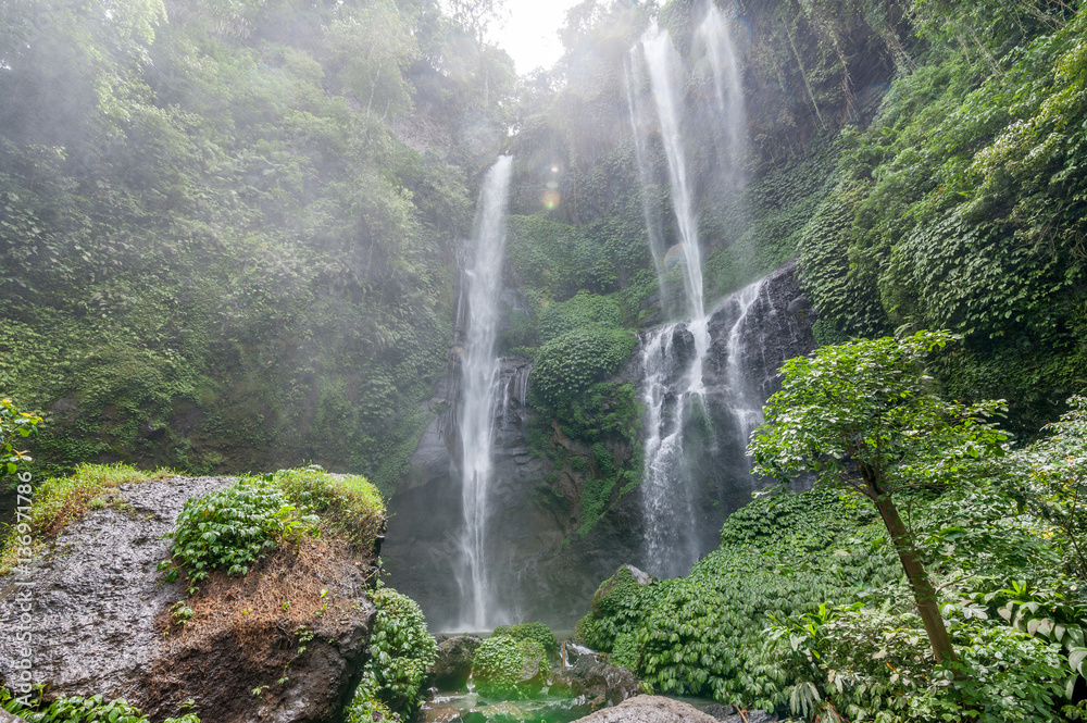 Sekumpul Waterfall view Sekumpul Waterfall view
