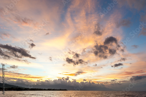 Lovina Beach Sunset