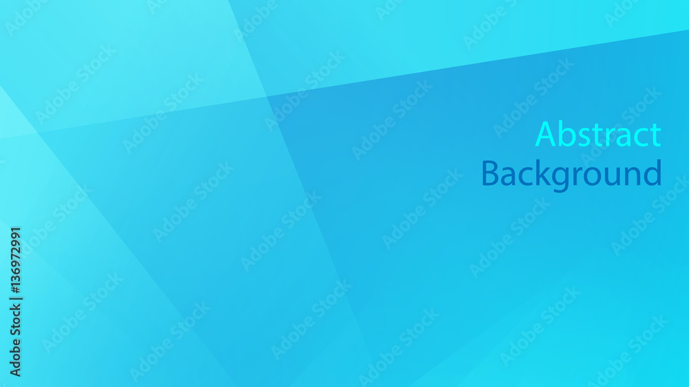 Fototapeta premium Blue color background abstract art vector 