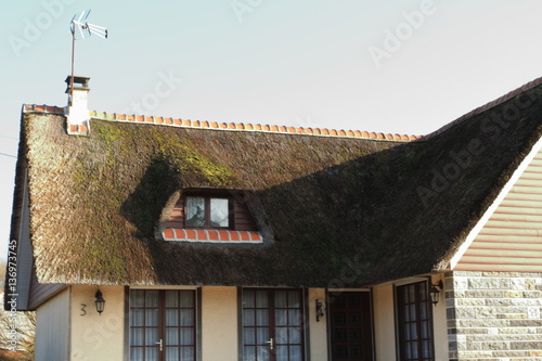 maison en toit de chaume