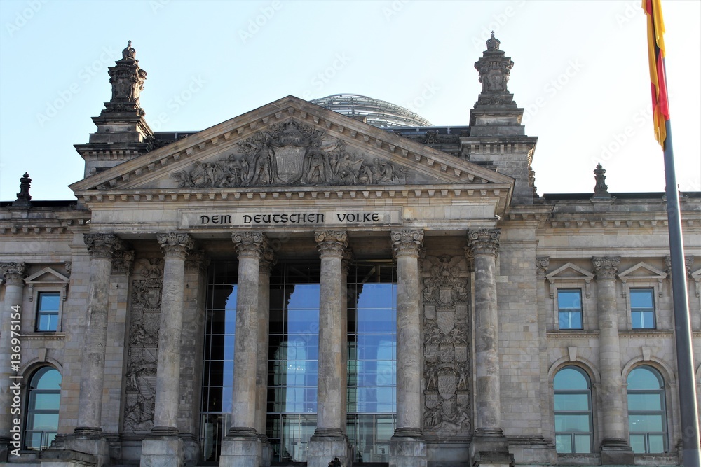 Fototapeta premium An Image of the goverment area - Berlin