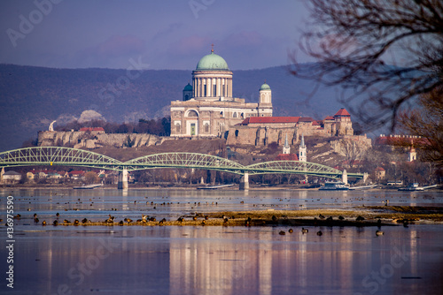 Basilica of Esztergom city in Hungary