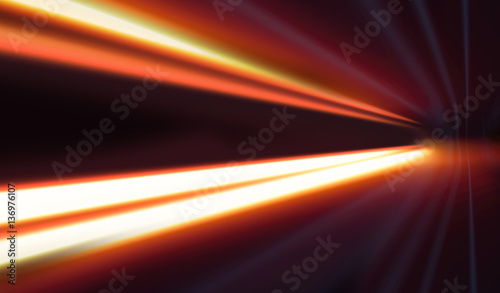 Speed motion on the road Abstract image of speed motion on the road at dark