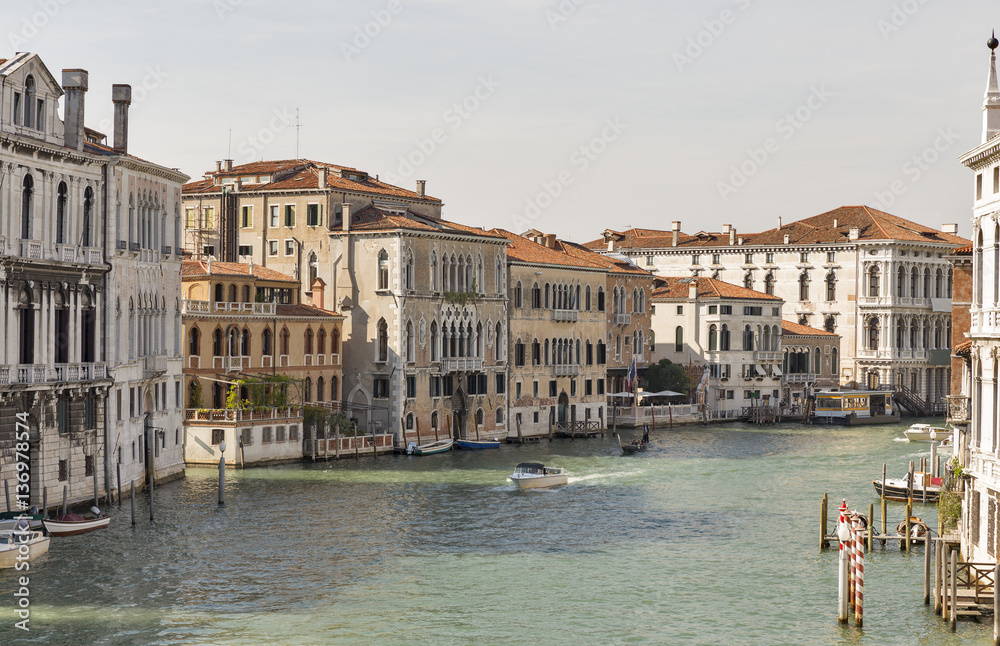 Venice Grand canal, Italy.