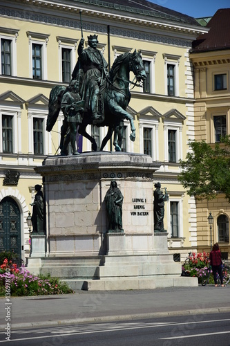 Munich, Germany, Bavaria - onument to LUDWIG the First, King of BAvaria photo